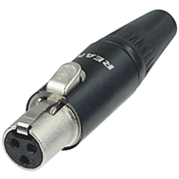 Rean AV RT3FC-B Miniatur-XLR-Steckverbinder Buchse, gerade Polzahl: 3 Schwarz 1St. Rean AV RT3FC-B Miniatur-XLR-Steckverbinder Buchse, gerade Polzahl: 3 Schwarz 1St.
