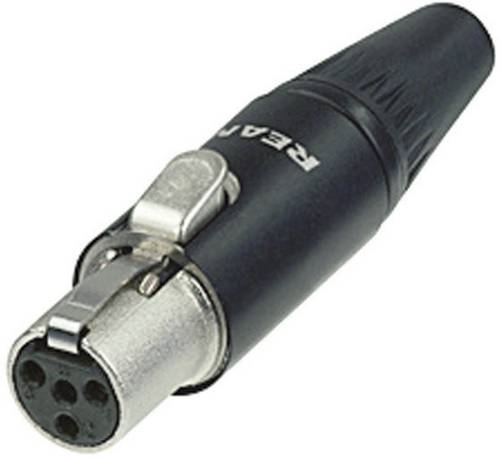 Rean AV RT4FC-B Miniatur-XLR-Steckverbinder Buchse, gerade Polzahl: 4 Schwarz 1 St.