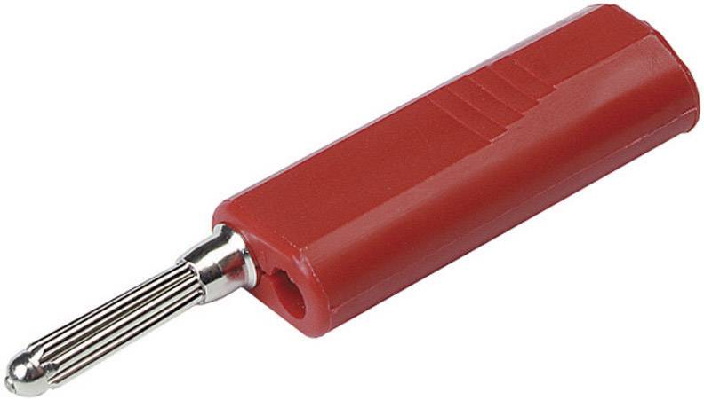 SKS Hirschmann BSB 300 Büschelstecker Stecker, gerade Stift-Ø: 4 mm Rot 1 St.