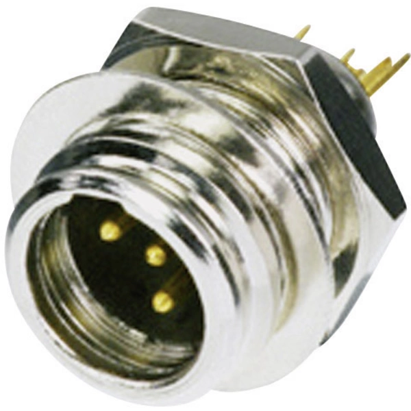 Rean AV RT4MP Miniatur-XLR-Steckverbinder Stecker, Einbau vertikal Polzahl: 4 Silber Rean AV RT4MP Miniatur-XLR-Steckverbinder Stecker, Einbau vertikal Polzahl: 4 Silber