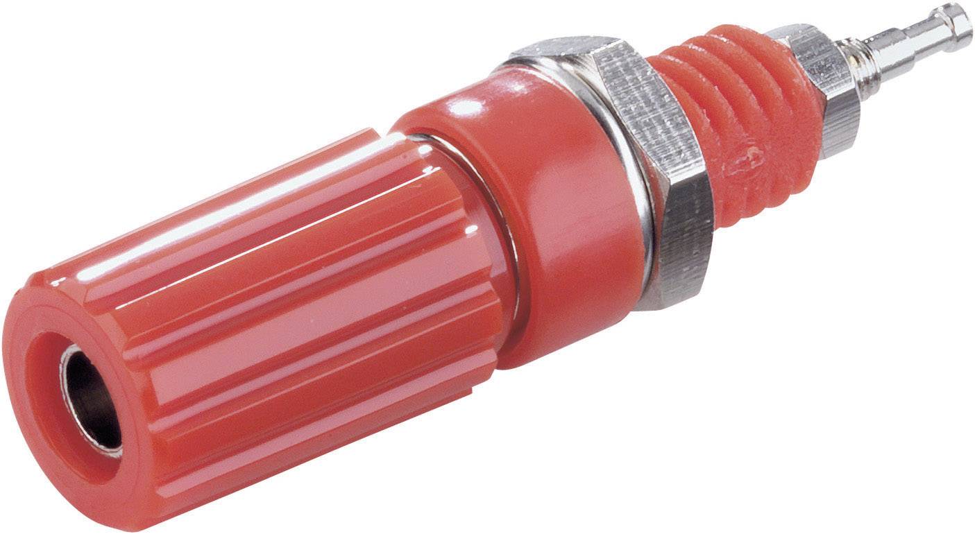 TRU Components TC-R1-9 Red Polklemme Rot 10 A