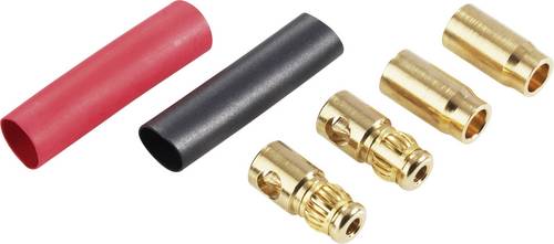 Schnepp DS 6 Büschelstecker Stecker, gerade, Buchse, gerade Stift-Ø: 6 mm Rot, Schwarz 1 St.