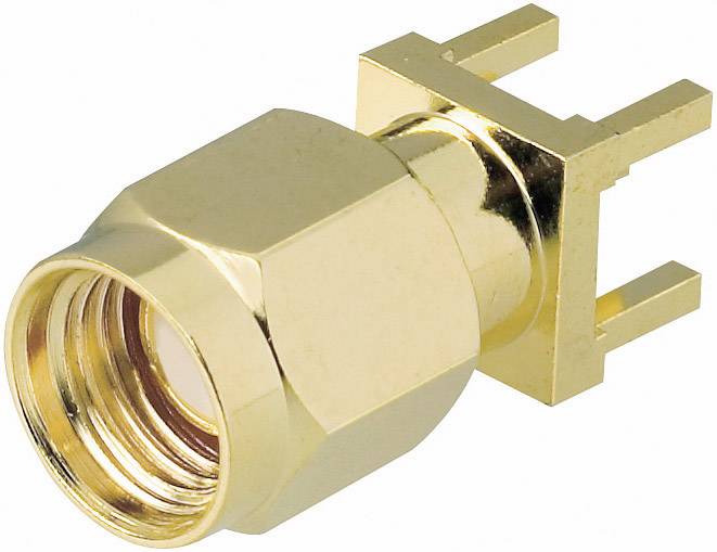 BKL Electronic 0419021 0419021 SMA-Reverse-Steckverbinder Stecker, Einbau vertikal 50 Ω 1 St.