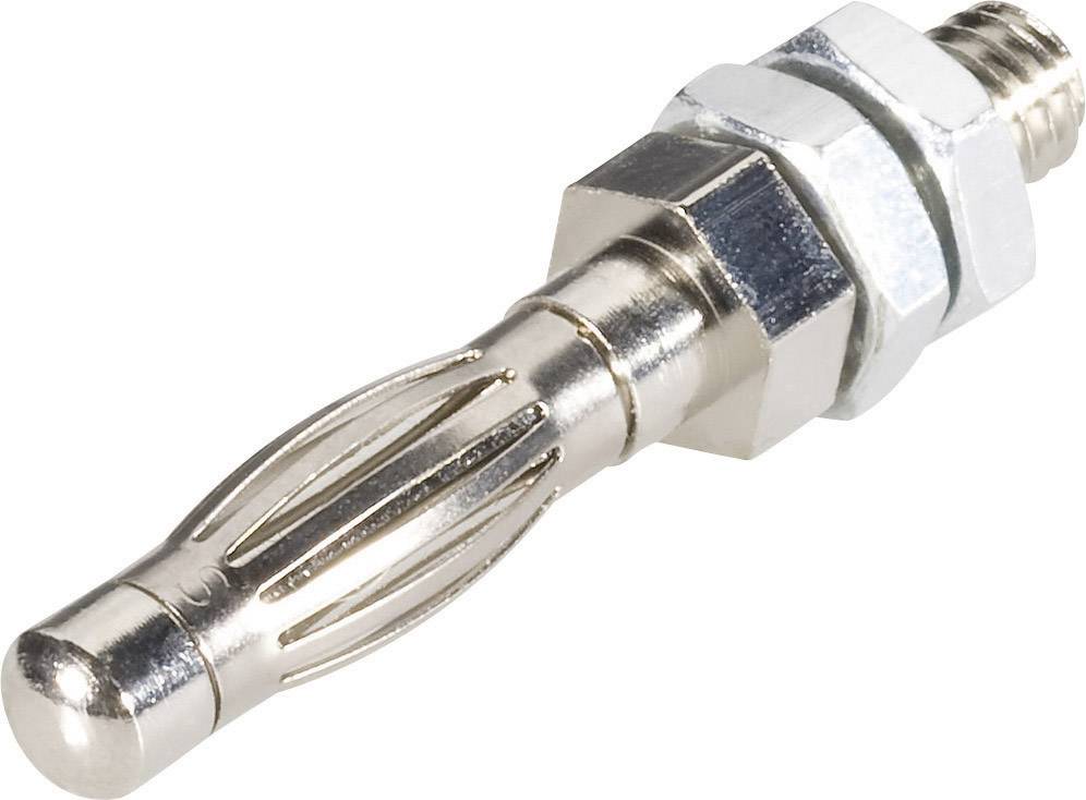 Schnepp EBFKST Lamellenstecker Stecker, Einbau vertikal Stift-Ø: 4mm Silber