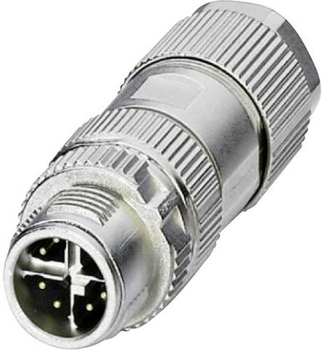 Phoenix Contact 1417430 Sensor-/Aktor-Datensteckverbinder M12 Stecker, gerade Polzahl Sensoren: 8P8