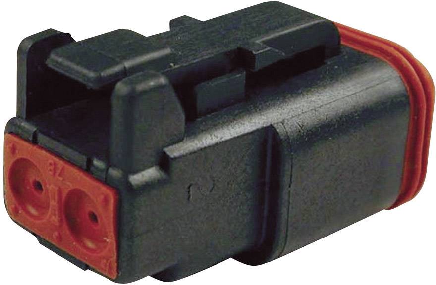 TE Connectivity DT06-2S Rundstecker Buchse, gerade Gesamtpolzahl: 2 Serie (Rundsteckverbinder): DT