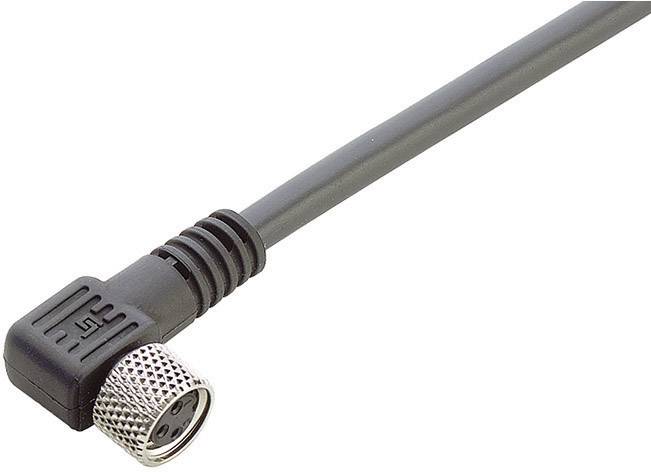 Binder 79-3384-52-04 Sensor-/Aktor-Steckverbinder, konfektioniert M8 Buchse, gewinkelt 2.00m Polzahl Sensoren: 4 1St.