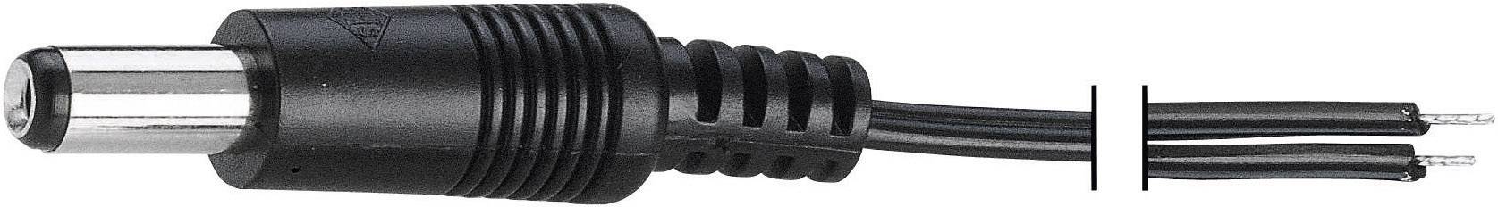 VOLTCRAFT 93025c200 Niedervolt-Anschlusskabel Niedervolt-Stecker - offene Kabelenden 5.5 mm 2.1 mm