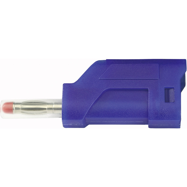 SCI R8-104 BL Lamellenstecker Stecker, gerade Stift-Ø: 4mm Blau 1St.