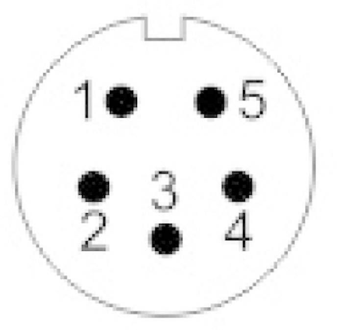 Weipu SP1311 / S 5 I Rundstecker Buchse, gerade Gesamtpolzahl: 5 Serie (Rundsteckverbinder): SP13 1