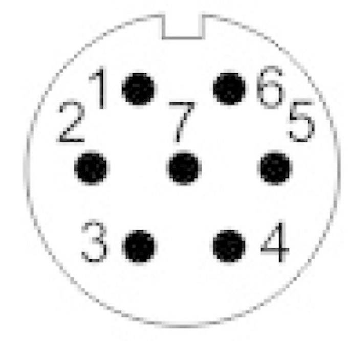 Weipu SP1310 / S 7 II Rundstecker Buchse, gerade Gesamtpolzahl: 7 Serie (Rundsteckverbinder): SP13