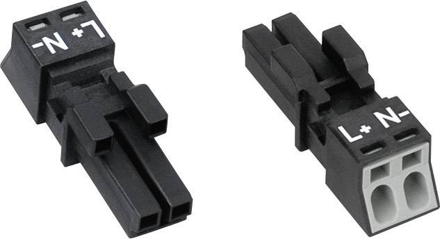 WAGO 890-242 Netz-Steckverbinder WINSTA MINI Buchse, gerade Gesamtpolzahl: 2 16A Grau 1St.