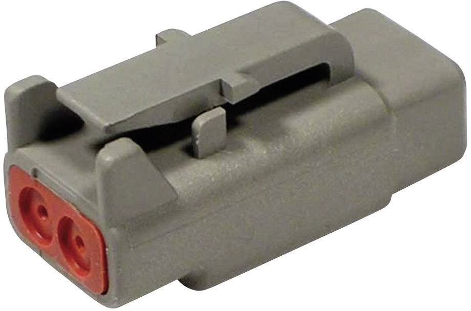 TE Connectivity DTM 06-2 S Rundstecker Stecker, gerade Gesamtpolzahl: 2 Serie (Rundsteckverbinder): DTM