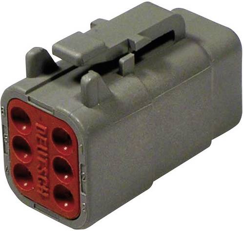 TE Connectivity DTM 06-6 S Rundstecker Stecker, gerade Gesamtpolzahl: 6 Serie (Rundsteckverbinder):