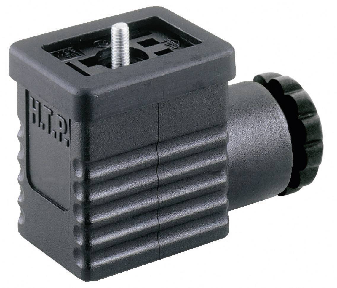 HTP Ventilstecker Schwarz Pole:2 + PE M1NS2000 Inhalt