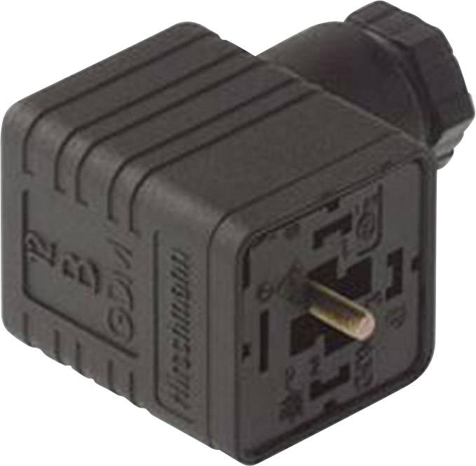 Rechteck-Steckverbinder GDM - Serie Schwarz GDM 3009 sw Pole:3 + PE 931 969-100-1 Hirschmann Inhalt: 1 St.