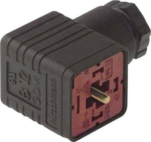 Hirschmann Rechteck-Steckverbinder GDM - Serie Schwarz GDM 3011 J Pole:3 + PE Inhalt: 1St.
