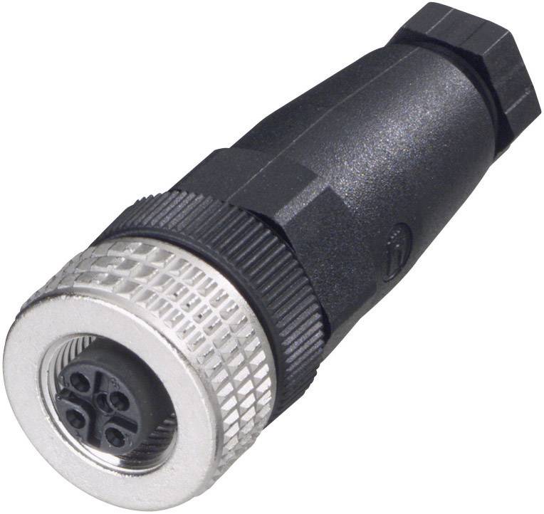 Hirschmann 933 139-100-1 Sensor-/Aktor-Steckverbinder, unkonfektioniert M12 Buchse, gerade Polzahl Sensoren: 4 1St.