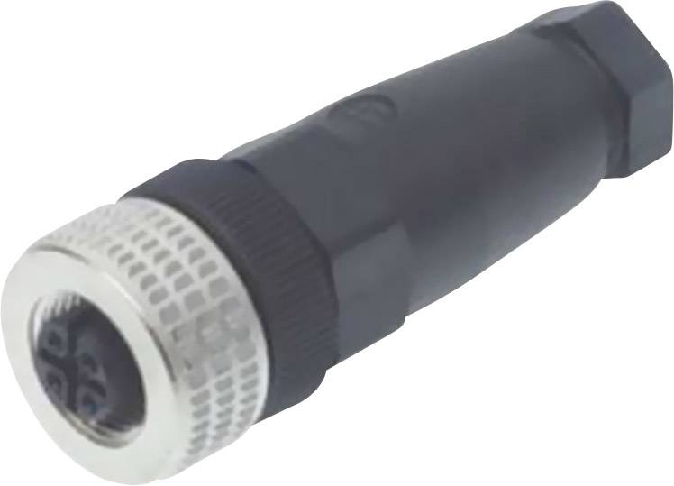 Hirschmann 933 169-100-1 Sensor-/Aktor-Steckverbinder, unkonfektioniert M12 Buchse, gerade Polzahl Sensoren: 4 1St.