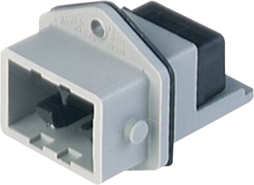 Hirschmann 931 697-106-1 Netz-Steckverbinder STASEI Stecker, Einbau vertikal Gesamtpolzahl: 5 + PE 6A Grau 1St.