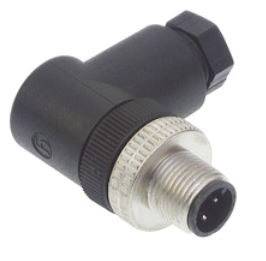 Hirschmann 933 165-100-1 Sensor-/Aktor-Steckverbinder, unkonfektioniert M12 Stecker, gewinkelt Polzahl Sensoren: 4 1St.