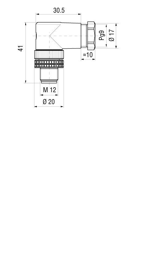 Hirschmann 933 165-100-100 Sensor-/Aktor-Steckverbinder, unkonfektioniert M12 Stecker, gewinkelt Polzahl Sensoren: 4 100St.