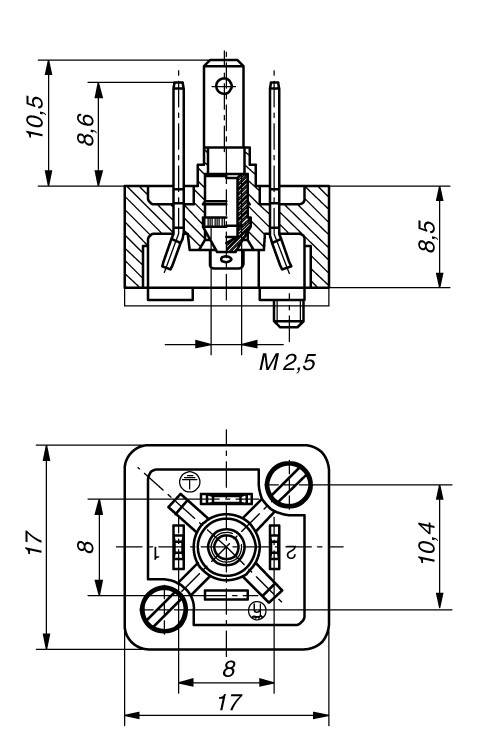 Hirschmann GSSNA 200 RECHTECKSTECKVER GSSNA 200 Pole:2 + PE 933 110-100 Inhalt