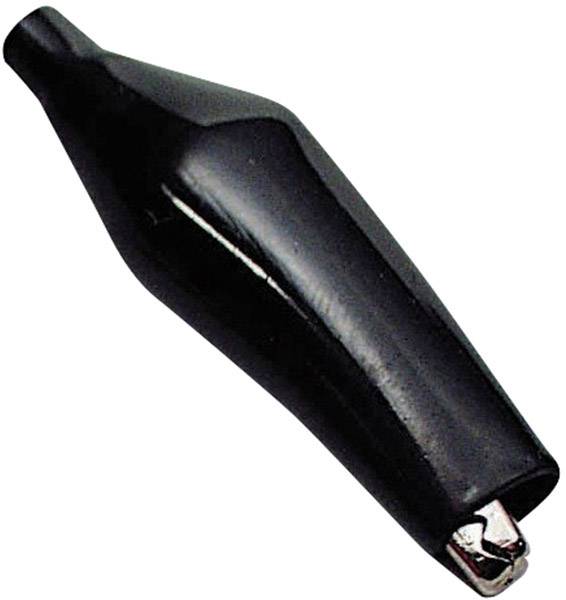 BKL Electronic 072407 Krokodilklemme Schwarz Klemmbereich max.: 15 mm Länge: 41 mm 1 St.