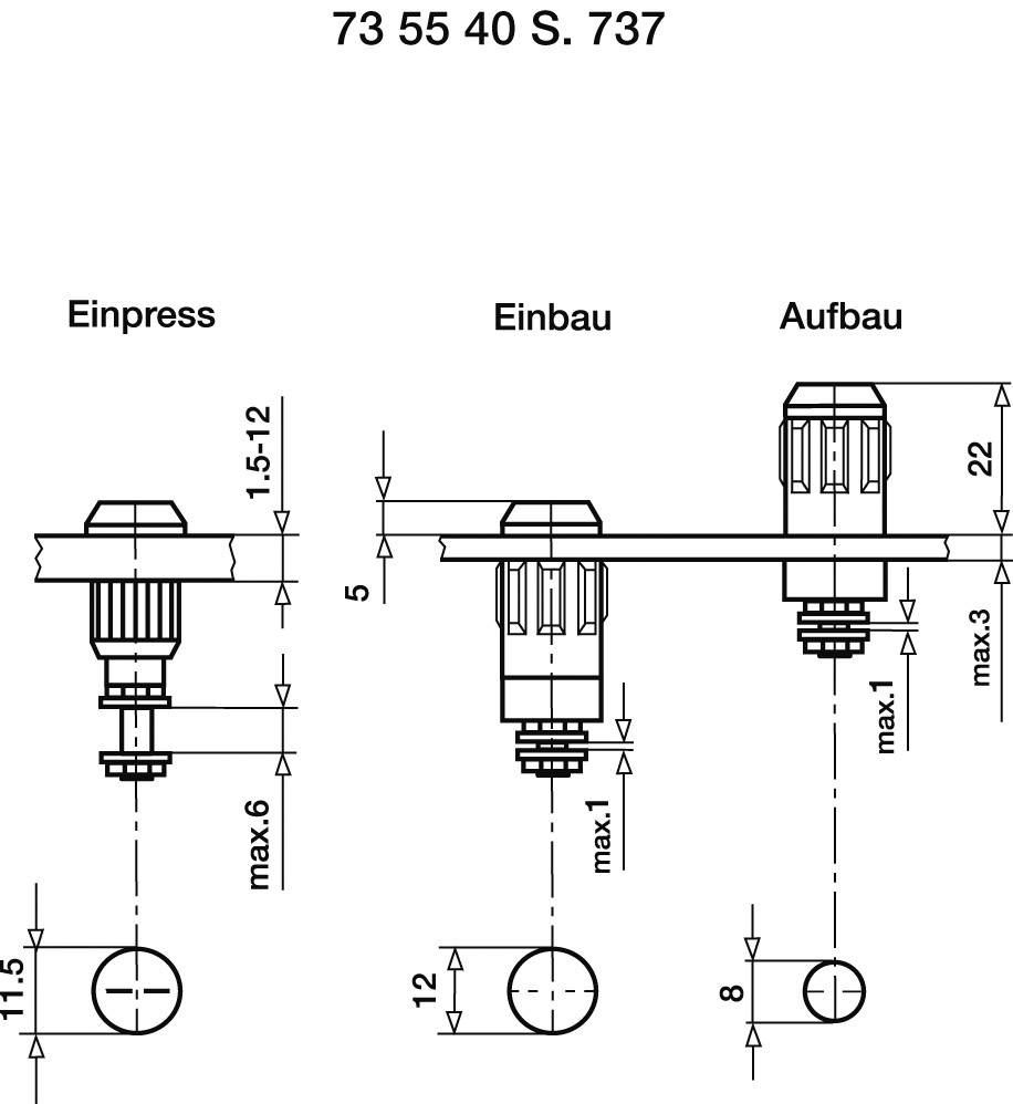 Stäubli XUB-G Laborbuchse Buchse, Einbau vertikal Stift-Ø: 4mm Grün, Gelb 1St.