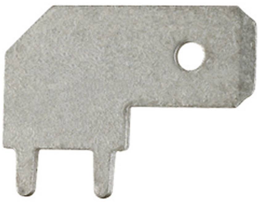 Klauke 2035 Steckzunge zum Einlöten in gedruckte Schaltungen Steckbreite: 6.3mm Steckdicke: 0.8mm 90° Unisoliert Metall