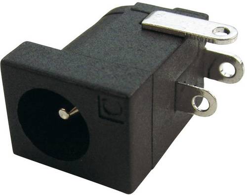 Cliff DC-10L Niedervolt-Steckverbinder Buchse, Einbau horizontal 6.3 mm 2.1 mm