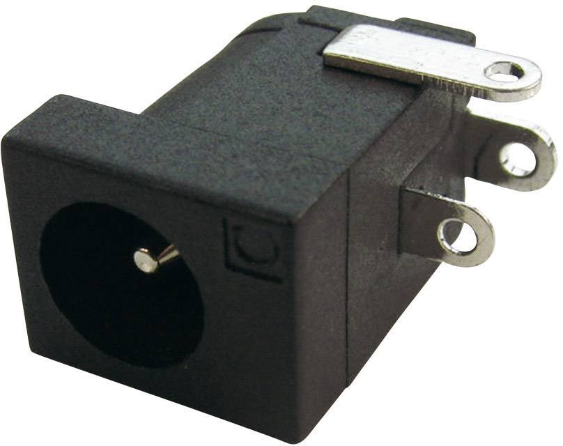 Cliff DC-10L Niedervolt-Steckverbinder Buchse, Einbau horizontal 6.3mm 2.1mm