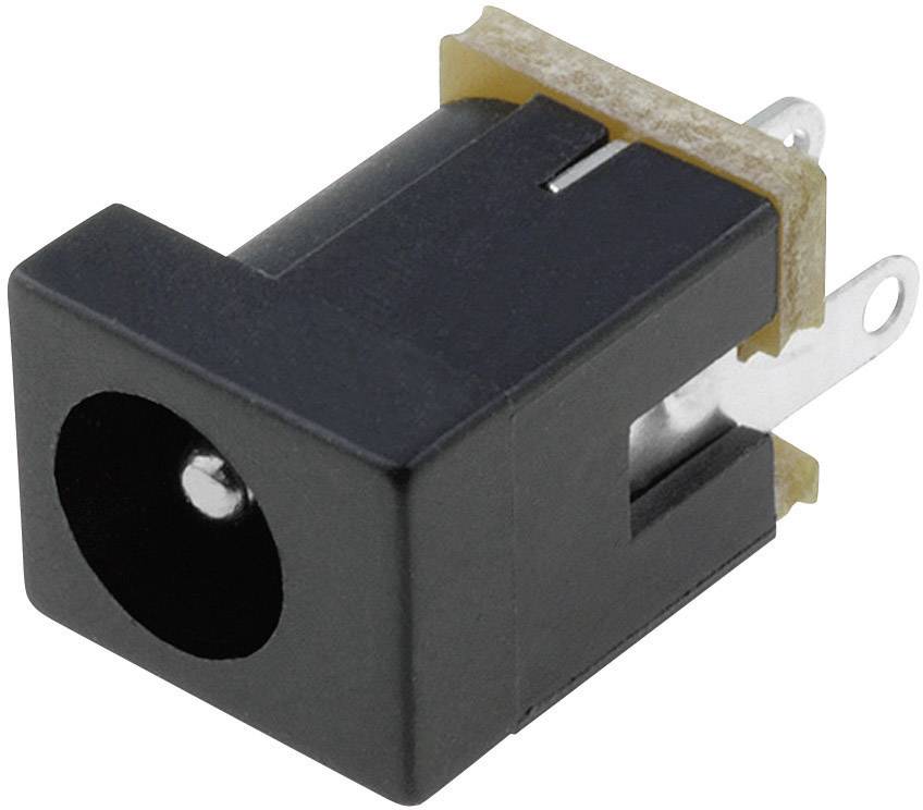 Cliff DC-9A Niedervolt-Steckverbinder Buchse, Einbau vertikal 4mm 2.5mm
