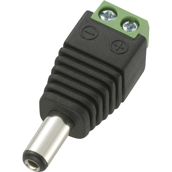 TRU COMPONENTS DC14-M Connecteur basse tension mâle, droit 5.5 mm 2.1 mm 1 pc(s)
