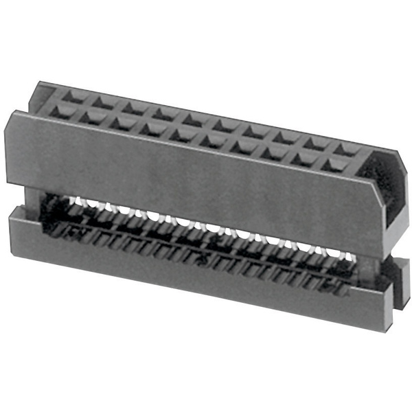 W & P Products 343-10-60-1Pfosten-Steckverbinder Rastermaß: 2mm Polzahl Gesamt: 10 Anzahl Reihen: 2