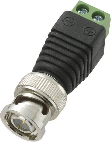 TRU Components LT-BNC-DC BNC-Steckverbinder Stecker, gerade 50 Ω 1 St.