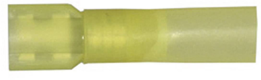 Vogt Verbindungstechnik 3967sh Flachsteckhülse Steckbreite: 6.3 mm Steckdicke: 0.8 mm Vollisoliert Gelb 1 St.