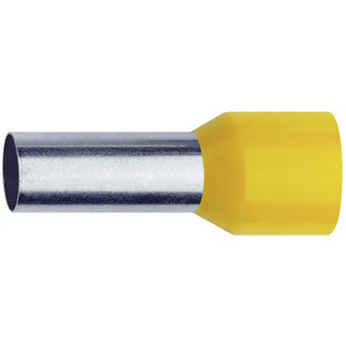 Klauke 47512 Aderendhülse 6mm² Teilisoliert Gelb 100St.