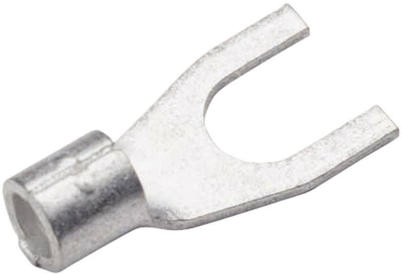 Cimco 180534 Gabelkabelschuh 1.50 mm² 2.50 mm² Loch-Ø=5.3 mm Unisoliert Metall