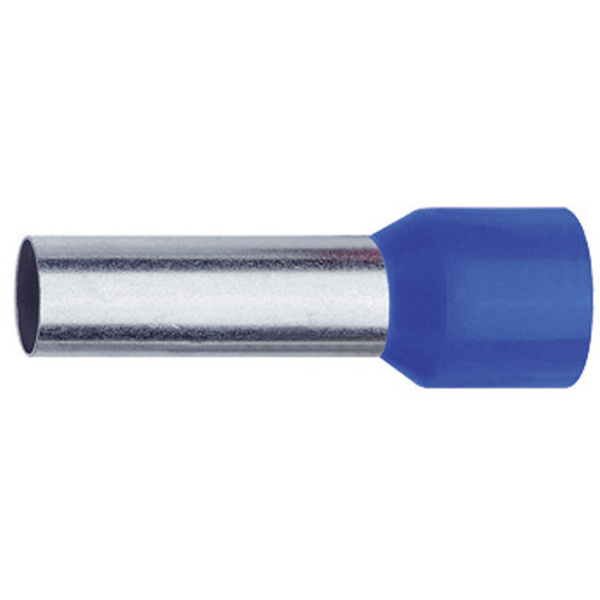 Klauke 47318 Aderendhülse 2.5mm² Teilisoliert Blau 1000St.