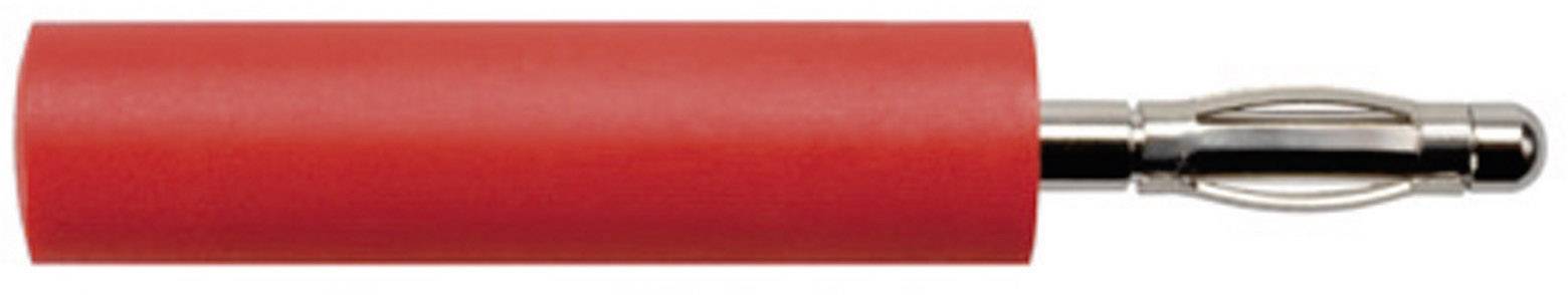 Schützinger A 20 - 40S / RT Büschelstecker Stecker 2mm - Buchse 4mm Rot