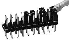 Fischer Elektronik CAB 10G S CAB 10G S Kurzschlussbrücke Rastermaß: 2mm Polzahl je Reihe:2 Inhalt