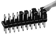 Fischer Elektronik CAB 10G S CAB 10G S Kurzschlussbrücke Rastermaß: 2mm Polzahl je Reihe:2 Inhalt