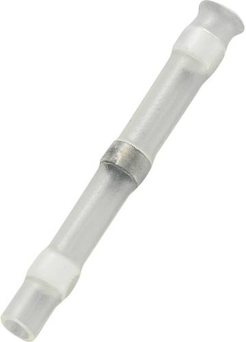TRU Components 736360 Stoßverbinder mit Schrumpfschlauch 0.08mm² 0.202mm² Vollisoliert Weiß