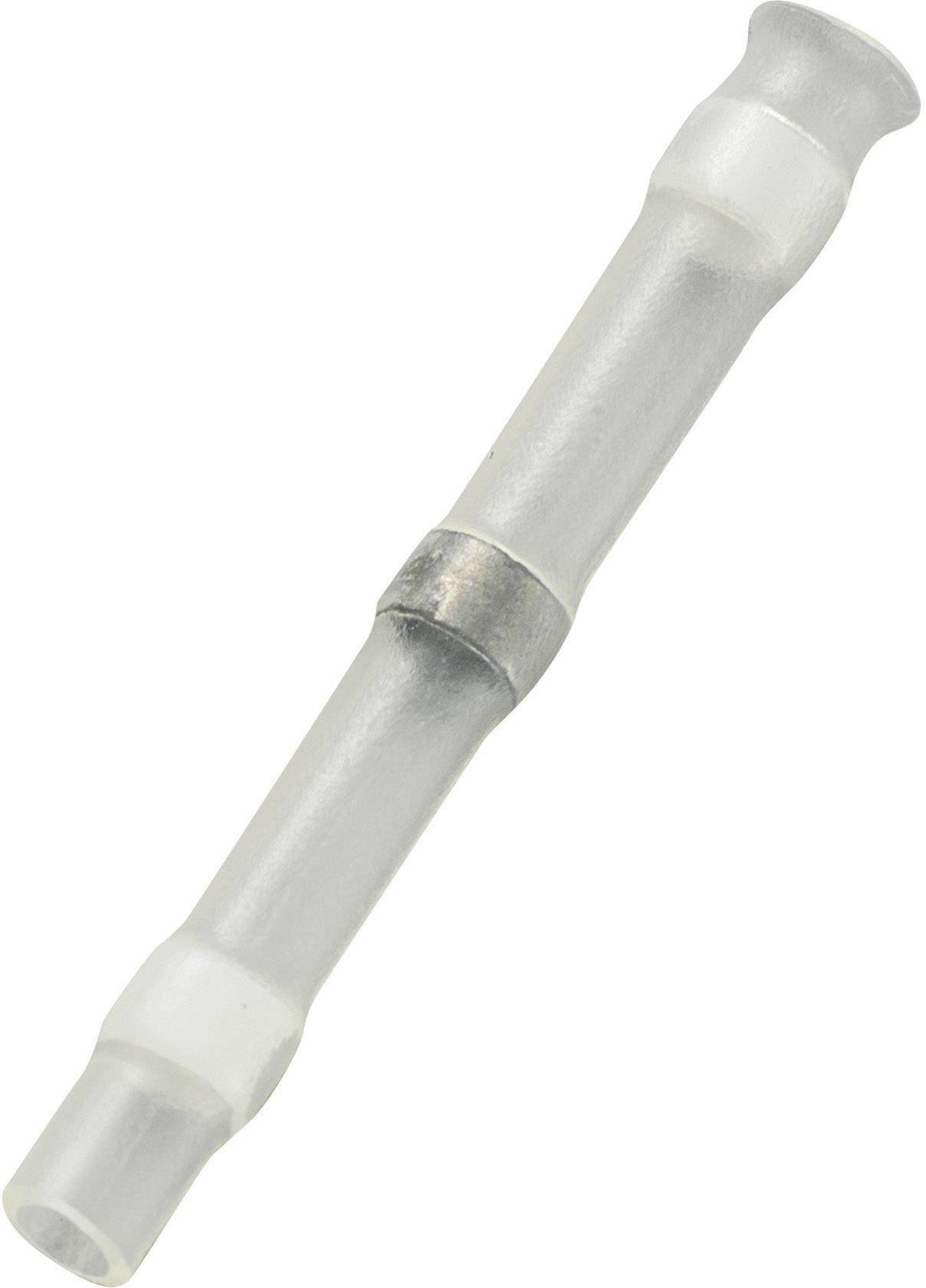 TRU Components 736383 Stoßverbinder mit Schrumpfschlauch 0.08mm² 0.202mm² Vollisoliert Weiß 30St.