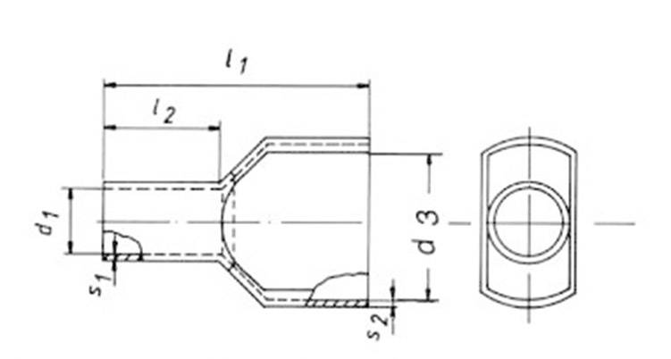 Klauke 8718 Zwillings-Aderendhülse 1 mm² Teilisoliert Rot 1000 St.