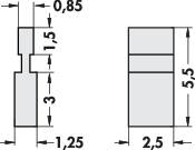 Fischer Elektronik CAB 15G S CAB 15G S Kurzschlussbrücke Rastermaß: 1.27mm Polzahl je Reihe:2 Inhalt