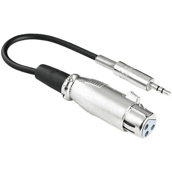 Hama 41908 XLR-Adapter XLR-Buchse - Klinkenstecker 3.5 mm Stereo 1 St.