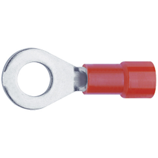 Klauke 6203 Ringkabelschuh Querschnitt (max.)=1mm² Loch-Ø=3.2mm Teilisoliert Rot