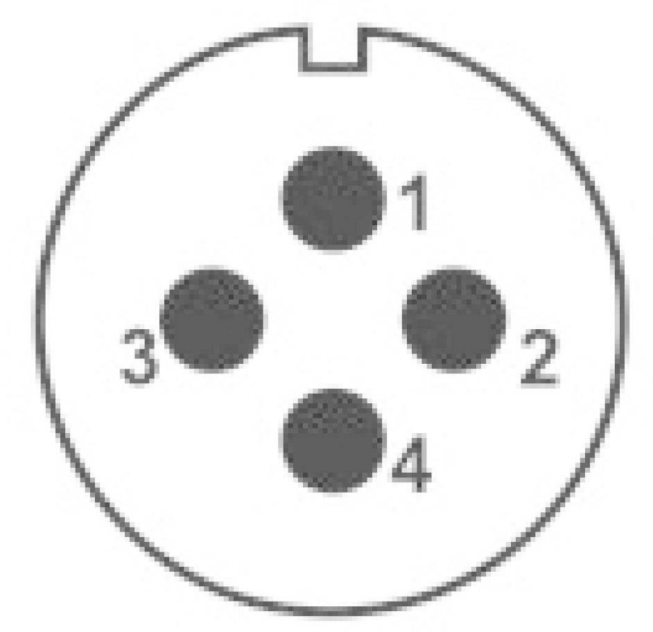 Weipu SP2111 / S 4 I Rundstecker Buchse, gerade Gesamtpolzahl: 4 Serie (Rundsteckverbinder): SP21 1
